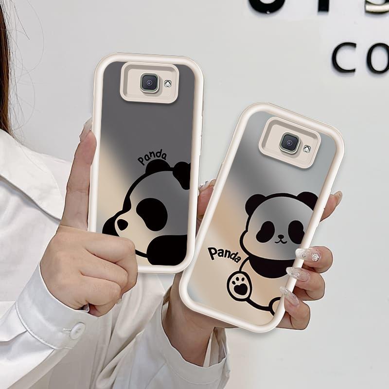 Ốp lưng cho Samsung J7 Prime Phim hoạt hình Silicone Girls Soft TPU Panda Angel Eye Vỏ điện thoại chống sốc