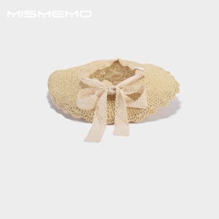 MISMEMO Mũ Rơm Ren Cho Mùa Hè Đi Biển, Che Nắng và Gấp Lại Dễ dàng