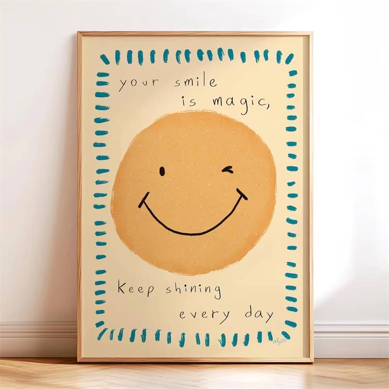Inspirational Kids Canvas Painting Boho Bohemian Nursery Wall Art Home Wall Decor Canvas Poster