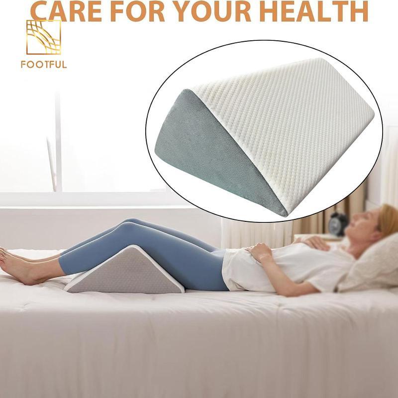 Gối tam giác hỗ trợ đầu gối, chân, nêm để xem
