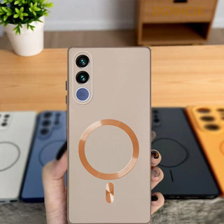Ốp Điện Thoại Nhiều Màu Sắc Sang Trọng Cho Vivo V70 FE V60 V50E Lite 4G 5G Chống Sốc Chống Trầy Xước Lỗ Chính Xác Vỏ Cứng A014