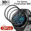 2-10 Chiếc Cong Kính Cường Lực Cho Garmin Forerunner 570 970 965 955 945 45S Đen Edge Bảo Vệ Màn Hình Cho Garmin Forerunner 265S 265 255 255M 255 245M 165 158 HD Phim Kính