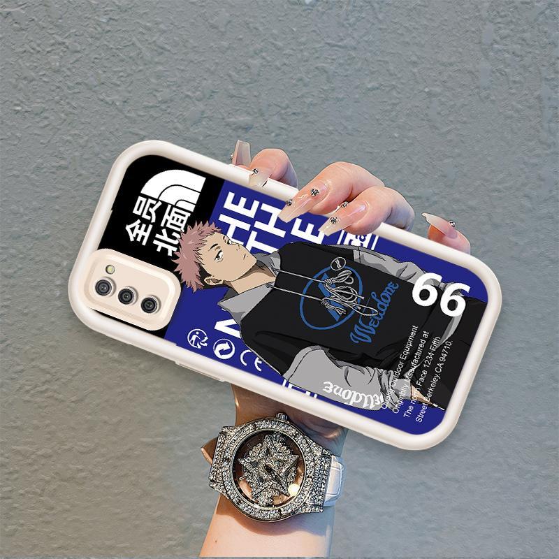 Ốp Lưng Cho Samsung A02S A03S Phim Hoạt Hình Silicon Mềm Đáng Yêu Ốp lưng TPU Jujutsu Kaisen Anime Mắt Thiên Thần Chống Sốc Ốp Lưng