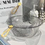 Chậu Rửa Mặt Trong Suốt Nhựa Dày Dặn Dino, Chậu Rửa Đa Năng Có Dây Treo Tiện Lợi Dùng Cho Ký Túc Xá, Spa