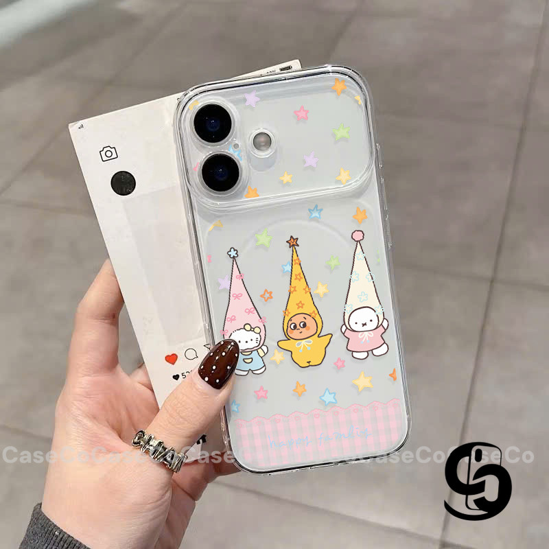Ốp Lưng Cho IPhone 12 16 11 17 15 13 14 Pro Max 16 15 Plus 17Air Bìa mềm mờ siêu mỏng sang trọng hình thỏ mèo đáng yêu