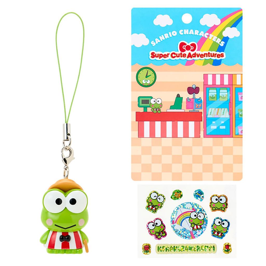 Sanrio Super Cute Adventures Strap & Sticker Set My Dream SmartphoneDirect From Japan