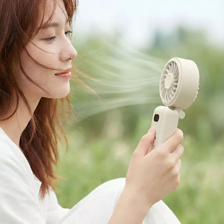 Quạt Gấp GIỚI HẠN INDEX, Quạt Im Lặng Hoạt Động Im Lặng Quạt Cầm Tay Di Động, Quạt Mini Thiết Kế Di Động 3 Tốc Độ Có Thể Điều Chỉnh USB Sạc Quạt Để Bà – 7