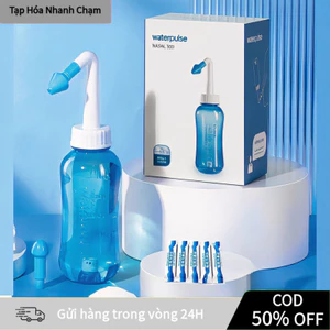【COD】Bình rửa mũi Water Pulse 300ml, xịt nước nhẹ nhàng, làm sạch sâu khoang mũi, an toàn cho trẻ từ 3 tuổi.