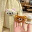 Ba lô mềm mại có khóa băng ma thuật, phù hợp làm quà tặng với hình gấu Rilakkuma