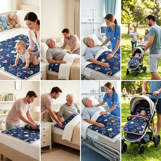 Tấm cách ly nước tiểu điều dưỡng – Chống thấm, mềm mại, thân thiện da – Giặt được, bền bỉ – Dành cho người lớn & trẻ em