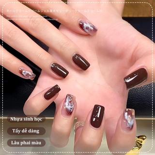 Miss Gooey Nail Gel Sơn Maill Phong Cách Nâu Sôcôla & Cà Phê Nâu Caramel Phù Hợp Với Mùa Đông Làm Trắng Da Tự Nhiên