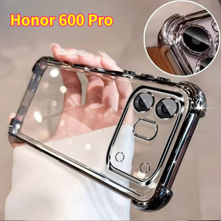 Ốp Chống Sốc Sang Trọng Cho Honor 600 Pro 4G 5G 2026 Ốp điện thoại Silicon Mềm Trong Suốt Trong Suốt Cho Honor600Pro 600Pro Honor600 Honor600Lite 600Lite Trường Hợp