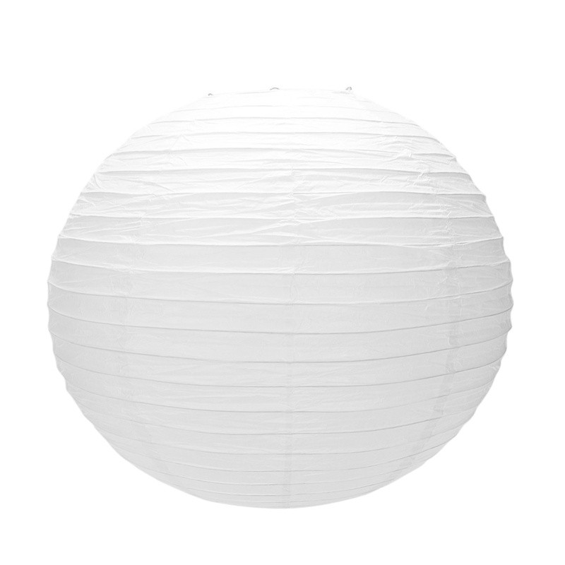 Lồng đèn giấy trắng tinh 20 inch size đẹp Màu TRẮNG TINH،Trang trí nội thất،Đèn chùm