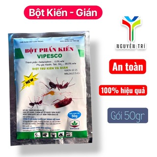Bột Phấn Kiến Vipesco 50g Trừ Kiến Và Gián Tận Gốc, Hiệu Quả Nhanh, Dễ Sử Dụng Tại Nhà