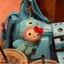 Fun Duoduo Clownfish Cross-Dressing hellokitty Túi Mặt dây chuyền nhỏ Phụ kiện túi đi học lưng dễ thương