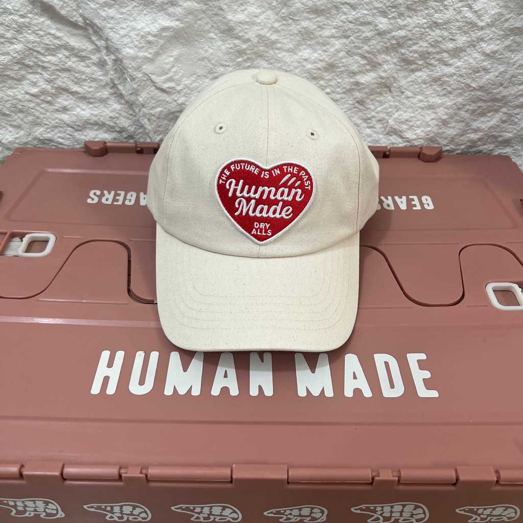Mũ bóng chày vành cong họa tiết trái tim lấy cảm hứng từ Unisex H * m