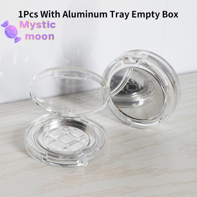 [Mystic] 2.5g Hộp đựng phấn mắt một khe trống Hộp phấn má hồng có gương [Mới]
