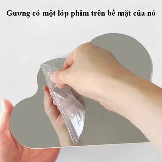 Tulip Gương Đèn Ngủ Handmade Acrylic LED Phòng Ngủ Trang Trí Bàn Làm Việc Phát Sáng Mềm Quà Tặng DIY