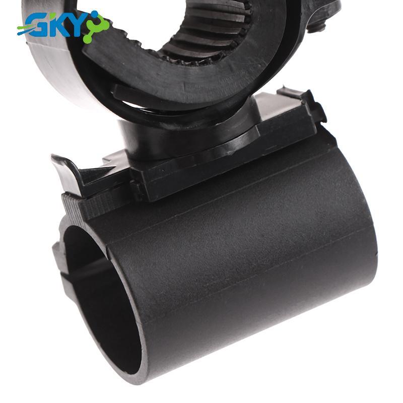 GKY Đèn Pin Gắn Giá Đỡ LED 360 Độ Cho Xe Đạp - Phù Hợp Với Đường Kính 2.6cm