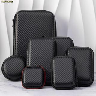 Hộp lưu trữ phụ kiện kỹ thuật số THEHOMECO, Túi đựng tai nghe chống sốc chống mài mòn, Bộ sạc di động bền bỉ EVA