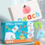 Khối Họa Tiết Gỗ Dính Nhẫn Bộ Học Tập Dễ Dàng Chơi Đồ Chơi Tương Tác Hiện Tại Cho Trẻ Em