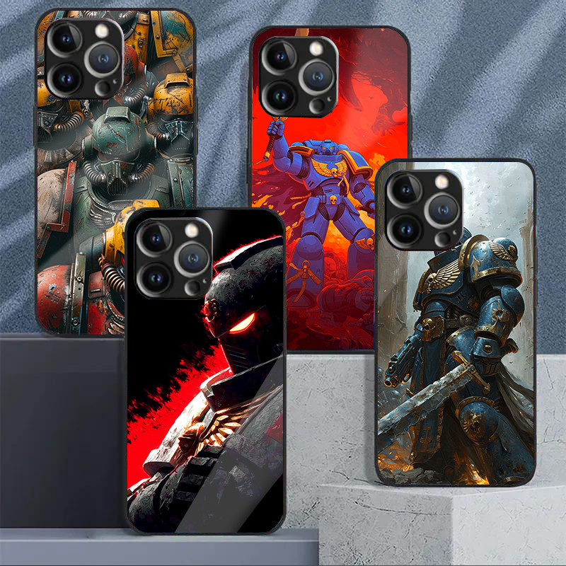 Ốp Điện Thoại Kính Warhammer 4k 02 Cho IPhone 16 15 14 13 12 11 Pro XR XS Max Plus Mini X XR 8 7 6s SE2 / 3