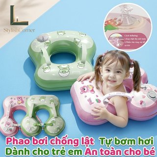 Vòng bơi cho bé Bơm hơi chống cuộn PVC Phao an toàn Ghế có thể điều chỉnh Du lịch có thể gập lại