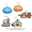 Hàng có sẵn Nhật Bản SQUARE ENIX Capsule Toy Dragon Quest Medapani Halo Trang trí DD2F