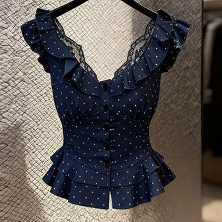 Vest Sling Nữ mùa hè thiết kế eo hẹp, phù hợp cho hot girl
