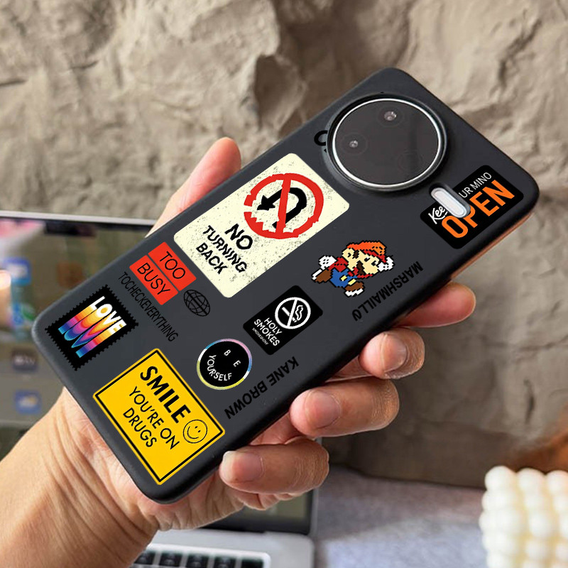 Dành cho POCO X8 Pro X7 Pro X6 F8 F7 Redmi Turbo 5 Max Turbo 4 Pro “Super Mario ” Vỏ điện thoại cứng Micro Matte / Vỏ POCO chống vân tay / Vỏ Redmi