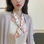 Phiên Bản Hàn Quốc Dễ Thương Phong Cách Cổ Tích Tính Khí Phù Hợp Với Nữ Khăn Lụa Tóc Dài Nẹp Mỏng Đa Chức Năng Dây Buộc Tóc Khăn Nhỏ