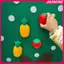 JASMINE 1 Bộ Trái Cây Giả Vờ Chơi Trò Chơi Nhà Bếp Bé Nỉ Ban Chơi Đồ Chơi Thực Phẩm Treo Tường Stier Kỹ Năng Vận Động Tinh Tế Đồ Chơi Giáo Dục Sớm JASMINE