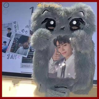 [Giao hàng từ Việt Nam] Photocard EARTHLYCO, Hộp đựng thẻ sinh viên dễ thương Photocard sang trọng, Túi bảo vệ hình ảnh thần tượng hoạt hình Túi móc khóa Tay áo thẻ cửa xe buýt