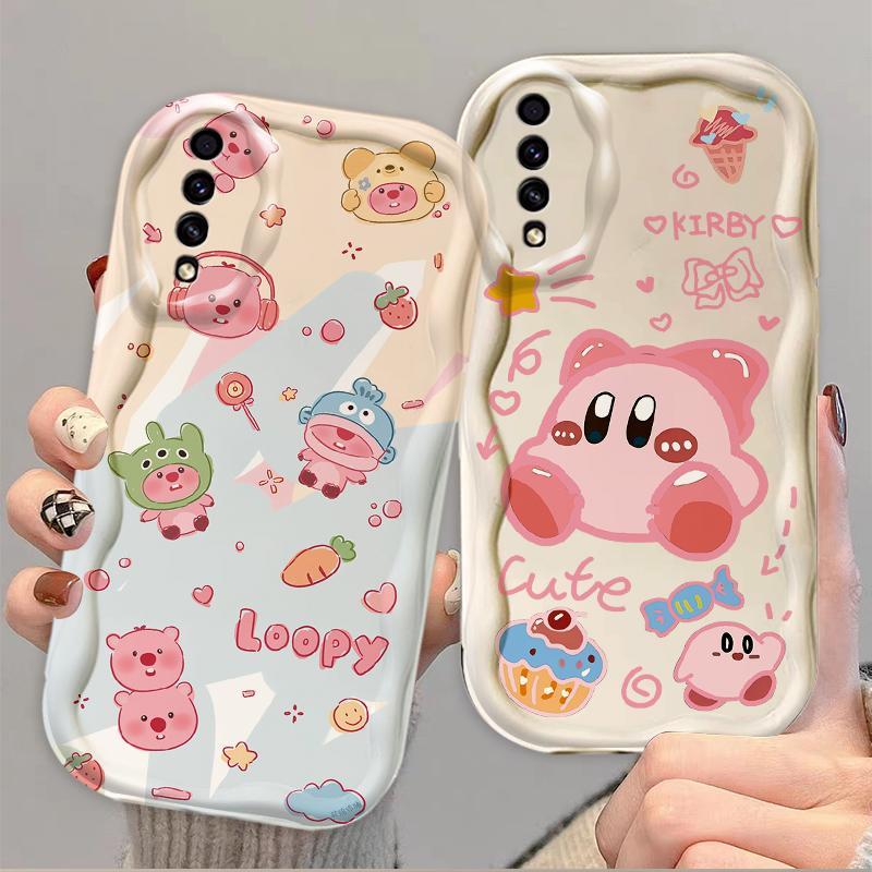 Thích hợp cho Samsung A50 A30S A50S 3D Phụ kiện TPU mềm Loopy Kirby Vỏ điện thoại chống sốc