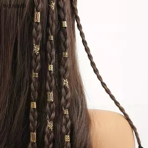 Bigapple Có Thể Điều Chỉnh Dreadlo Tóc Nhẫn Vòng Tay Kẹp Hạt Phụ Kiện Tóc Cho Nữ Bé Gái RDG