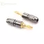 Ge 4 chiếc Mạ Vàng BFA 4mm Chuối Cắm Nam Loa Kết Nối Adapter n