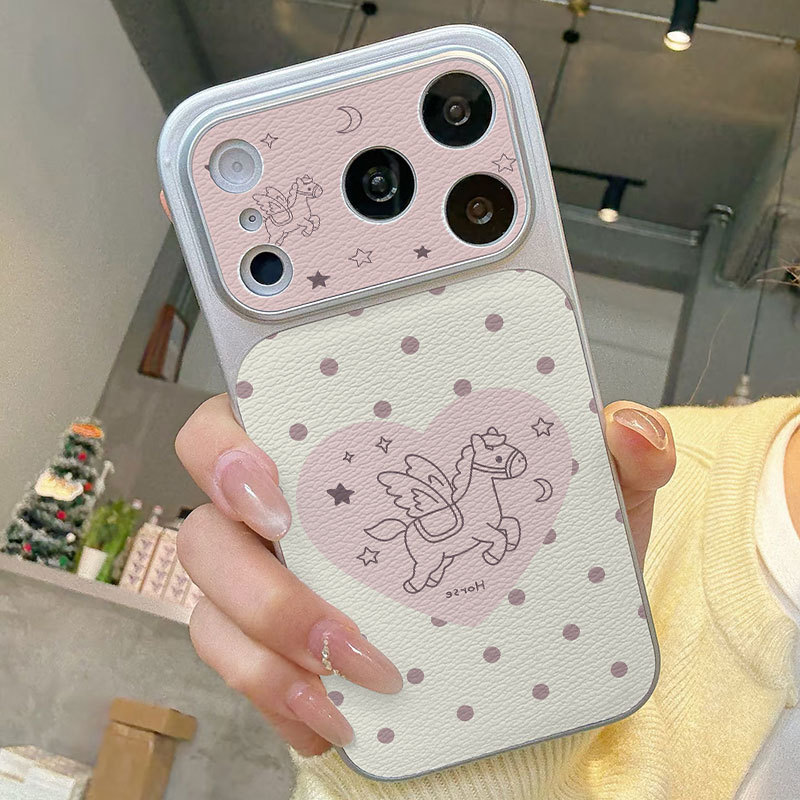Ốp lưng iPhone Pegasus Bao da mềm cao cấp đựng máy ảnh - iP 7/8/X/XS/XR/11/12/13/14/15/16/17/Plus/Air/Pro/Max