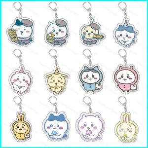HK1 Chiikawa Acrylic Móc Khóa Usagi Mặt Dây Chuyền Hoạt Hình Dễ Thương Túi Phụ Kiện Anime Ngoại Vi KH1