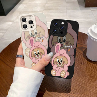 Ốp lưng iPhone Vỏ máy ảnh silicon mềm có họa tiết Jerry - iP 7/8/X/XS/XR/11/12/13/14/15/16/17/Plus/Air/Pro/Max