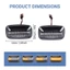 2 Chiếc Xe Năng Động LED Bên Đánh Dấu Đèn Bật Tín Hiệu Cho 70 80 100 Series