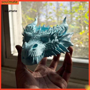 Linh hồn| Vật Dụng Nhỏ Người Tổ Chức Khay Bảo Quản Trang Sức Đầu Rồng 3d In Hình Để Bàn Sắp Xếp Khay Chìa Khóa Trang Sức Cho Lối Vào Nhà Văn Phòng Phòng Phòng Ngủ Đầu Giường Bàn Trang Điểm