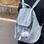 E-WOITD Dễ Thương Sang Trọng Mực Cuộn Móc Khóa Lông Tơ Mềm Anime Đồ Chơi Nhồi Bông Bapa Túi Charm Mặt Dây Chuyền Có Thểdorkable Món Quà Đáng Yêu E-WOITD