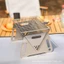SQ3 Di Động Thép Không Gỉ Gấp Nướng Cắm Trại Ngoài Trời Dã Ngoại BBQ Đi Bộ Đường Dài Sân Sau Nấu Ăn QS3
