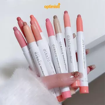 Bút chì son môi đường viền môi OPTIM, Bút kẻ môi mờ 10 màu lâu trôi, có máy mài trang điểm môi quyến rũ không thấm nước tự nhiên