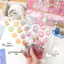 Miếng dán xếp chồng pha lê tuyệt vời, Miếng dán dập nổi DIY viền mịn màng, Phim hoạt hình giáo dục vui nhộn Xếp chồng đồ chơi Puffy Dán Tạp chí Tài liệu