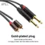 apill ZJchao sang 1/4 Bộ chuyển đổi Dây kết nối âm thanh 1,5M Âm thanh nổi 6,35mm C A Phono Chèn Dây cáp có phích cắm mạ vàng cho micrô Bộ khuếch đại trộn mic