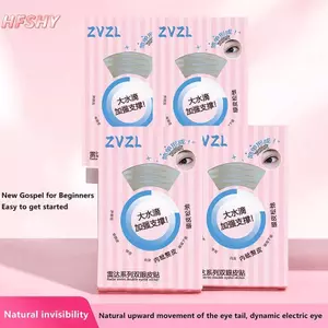 HFSHY 256 Miếng Dán Đôi Mắt Băng Màu Be Tự Dính Trang Điểm Mắt Stiers Trong Suốt Vô Hình Đôi Mắt Băng Mắt To Dụng Cụ Trang Điểm VN