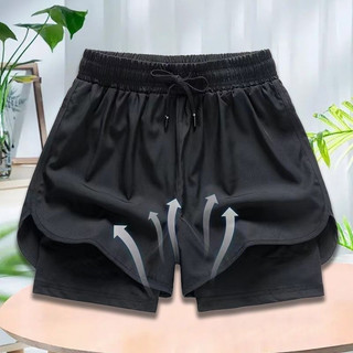 Plus Size Nam Quần Short Bơi Thể Thao Nhanh Khô Hai Lớp Bể Bơi Đi Biển Quần