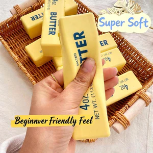 Đồ Chơi Giáng Sinh 1 Bơ Dính Căng Thẳng Lo Âu Giảm Fidget Đồ Chơi Tăng Chậm Squishy Bóp Đàn Hồi Phô Mai Dính Bóp Đồ Chơi