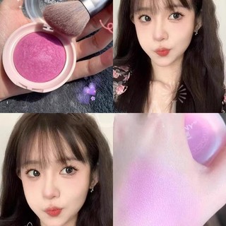 SPENNY Blush Bầu Không Khí Cảm Thấy Sức Sống Dễ Thương Blush Tím Đường Viền Bề Mặt Mở Rộng Màu Sắc Tốt Smudge